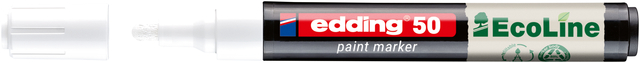 Paintmarker edding 50 EcoLine op waterbasis 2-3mm wit