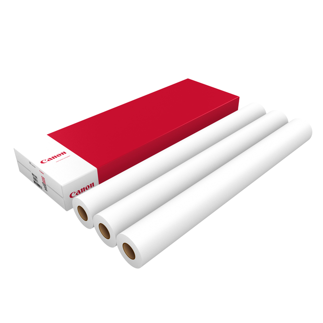 Inkjetpapier Canon 914mmx45m 90gr mat gecoat 3 rollen