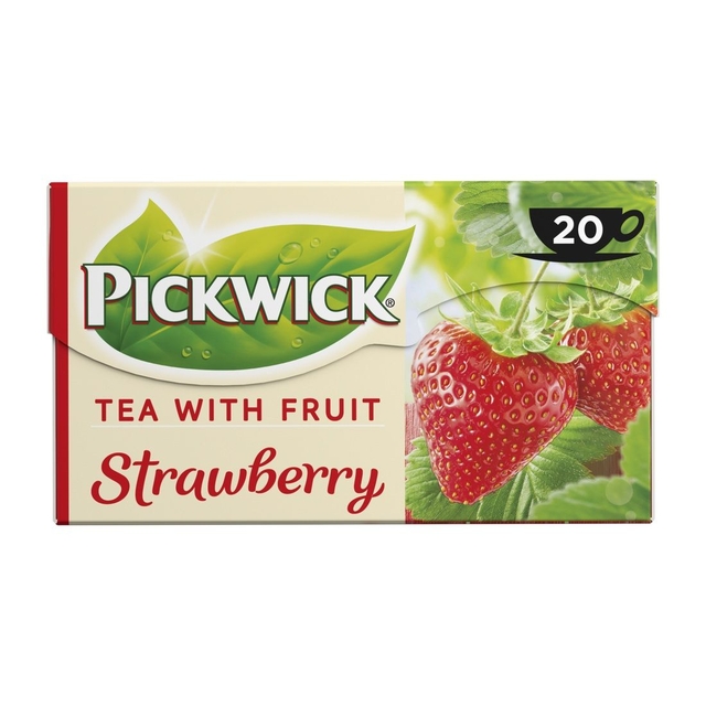 Thee Pickwick aardbei 20x1.5gr