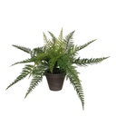 Kunstplant Mica varen groen in pot Stan grijs Ø50 38cm