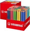 Kleurpotloden STABILO 203 Trio dik assorti classpack à 300 stuks