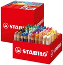 Kleurpotloden STABILO 882 woody 3 in 1 incl 4 slijpers classpack 76st