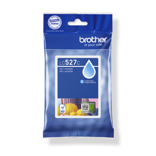 Inktcartridge Brother LC-527C blauw