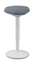Actieve zit-sta kruk Leitz Ergo met gasveer 57-82 cm grijs