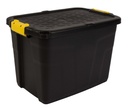 Opbergbox Bankers Box 60L met handgrepen robuust zwart