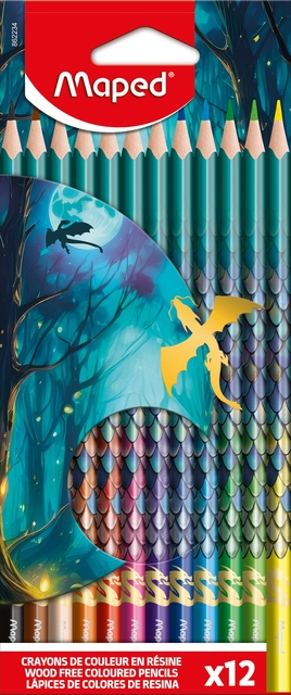 Kleurpotlood Maped Dragon set à 12 kleuren