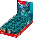 Puntenslijper Maped Dragon 2-gaats display a 18 stuks blauw