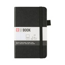 Notitieboek Sakura pocket 90x140mm lijn hard cover zwart
