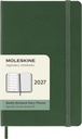 Agenda 2027 Moleskine 12M Planner Weekly 7dagen/1pagina pocket hc myrtle green
