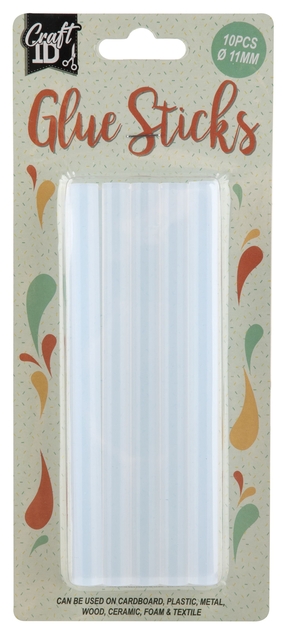Lijmpatroon Craft ID 15x1,1cm 10 stuks transparant