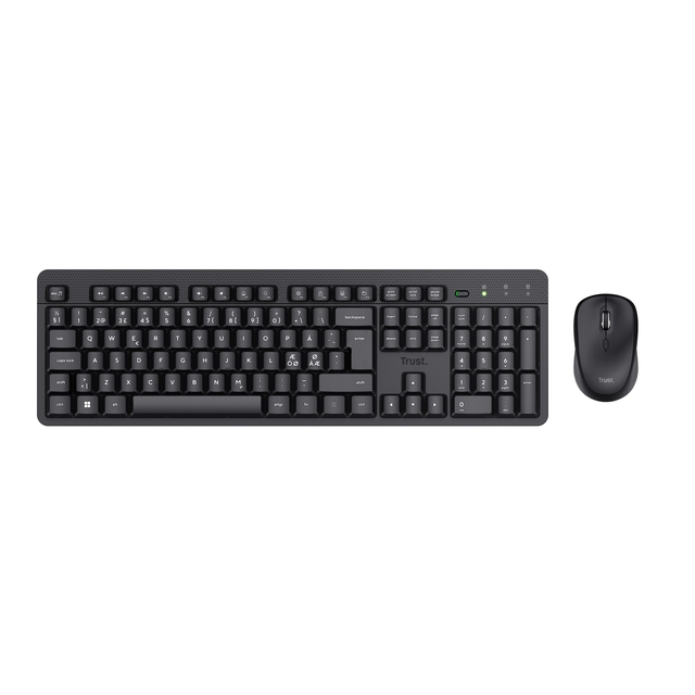 Toetsenbord en muis Trust TKM-360 draadloos zwart