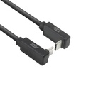 Kabel ACT USB-C hoek boven/beneden 10Gbps 1m