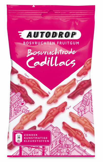 Autodrop rode Cadillacs zak 85 gram