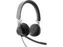 Headset Logitech Zone Wired zwart