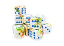 Dobbelsteen Chessex Breezy/blue D6 16mm set à 12 stuks