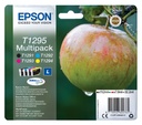 Inktcartridge Epson T1295 zwart + 3 kleuren