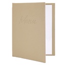 Menukaart Securit Signature A5 zand