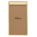 Menukaart Securit Signature klembord A45 licht hout bruin