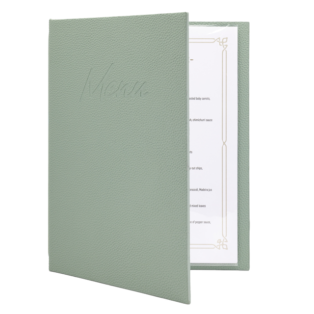 Menukaart Securit Signature A4 groen