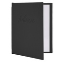 Menukaart Securit Signature A5 zwart