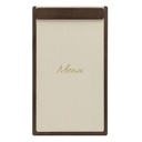 Menukaart Securit Signature klembord A45 donker hout grijs