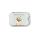 Giftbox Blossombs Bloemen voor jou eierdoosje à 6 zaadbommetjes