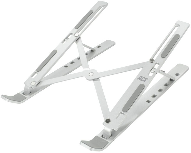 Laptopstandaard ACT inklapbaar 6 standen aluminium
