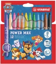 Viltstift STABILO power max PAW Patrol 12st