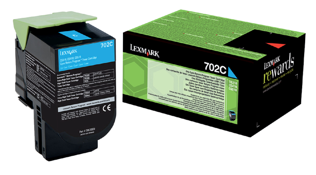 Tonercartridge Lexmark 70C20C0 / 70C20CE  blauw