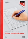 Telefoonnotitieblok Quantore 100vel 60gr