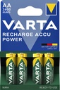 Batterij oplaadbaar Varta 4x AA 2600mAh ready2use