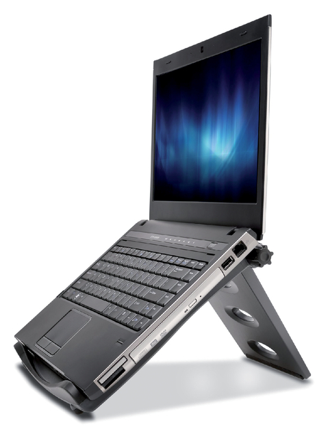 Laptopstandaard Kensington SmartFit Easy Riser koelfunctie grijs