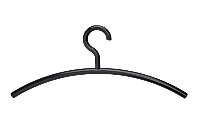 Kledinghanger MAUL acryl 460X190mm zwart 5 stuks