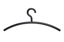 Kledinghanger MAUL acryl 460X190mm zwart 5 stuks