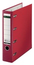 Giro-bank ordner Leitz A4 met dubbele mechaniek 80mm PP rood