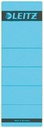 Rugetiket Leitz breed/kort 62x192mm zelfklevend blauw 10 stuks