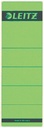 Rugetiket Leitz breed/kort 62x192mm zelfklevend groen 10 stuks