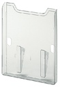 Wandelement Exacompta folderhouder A4 1-vak helder transparant