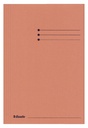 Dossiermap Esselte folio 3 kleppen manilla 275gr oranje