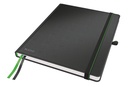 Notitieboek Leitz Complete 187x242mm lijn 160 pagina's 100gr zwart