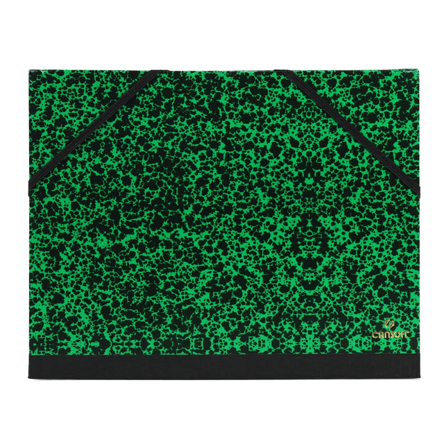 Tekenmap Canson Studio Annonay elastieksluiting 280x380mm groen