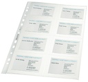Showtas Leitz Premium voor visitekaartjes copy safe PP A4 glashelder 10 stuks