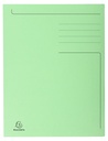 Dossiermap Exacompta Forever A4 3 kleppen 280gr groen