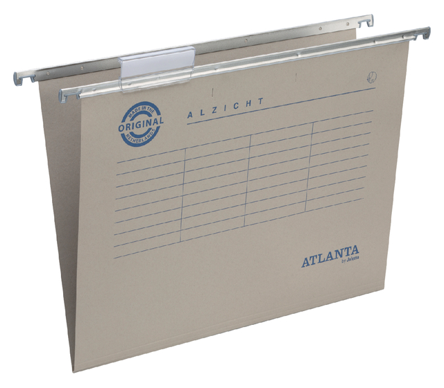 Hangmap Djois Alzicht folio frontaal recycled V-bodem 250gr grijs