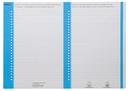 Ruiterstrook Elba Nr 8 138x6mm lateraal blauw 10 vel