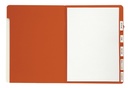 Sorteermap Djois personaliseerbaar A4 6 tabbladen rood