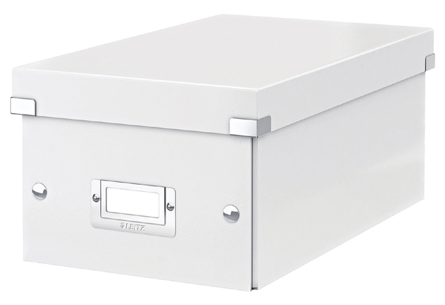 DVD-opbergdoos Leitz Click & Store WOW  gerecycled karton 206x147x352mm wit