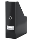 Tijdschriftencassette Leitz WOW click & store gerecycled karton zwart