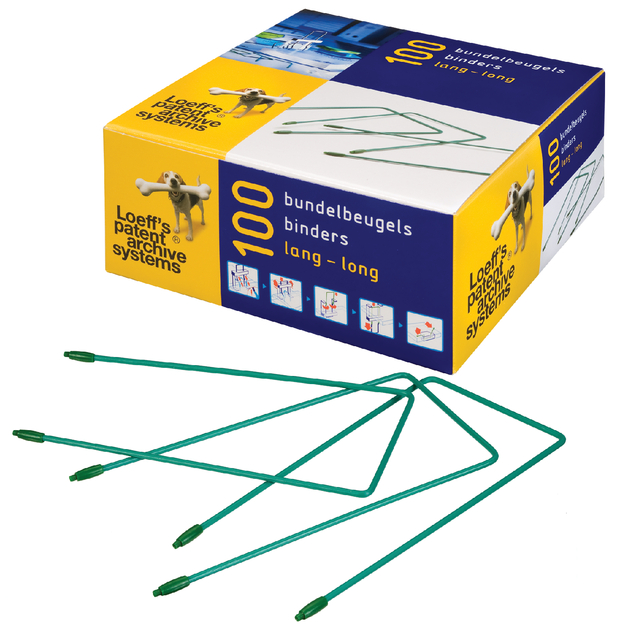 Bundelbeugel Loeff's 1224 extra lang 150mm 100 stuks