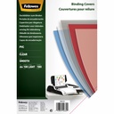 Voorblad Fellowes A4 PVC 180micron recycled 100 stuks